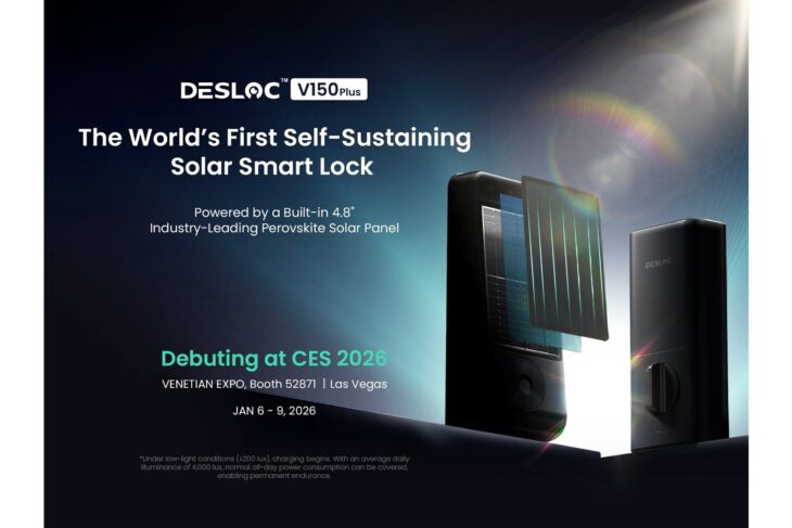 New Smart Locks Use Solar Panels and Wireless Charging to Boost Green Home Security